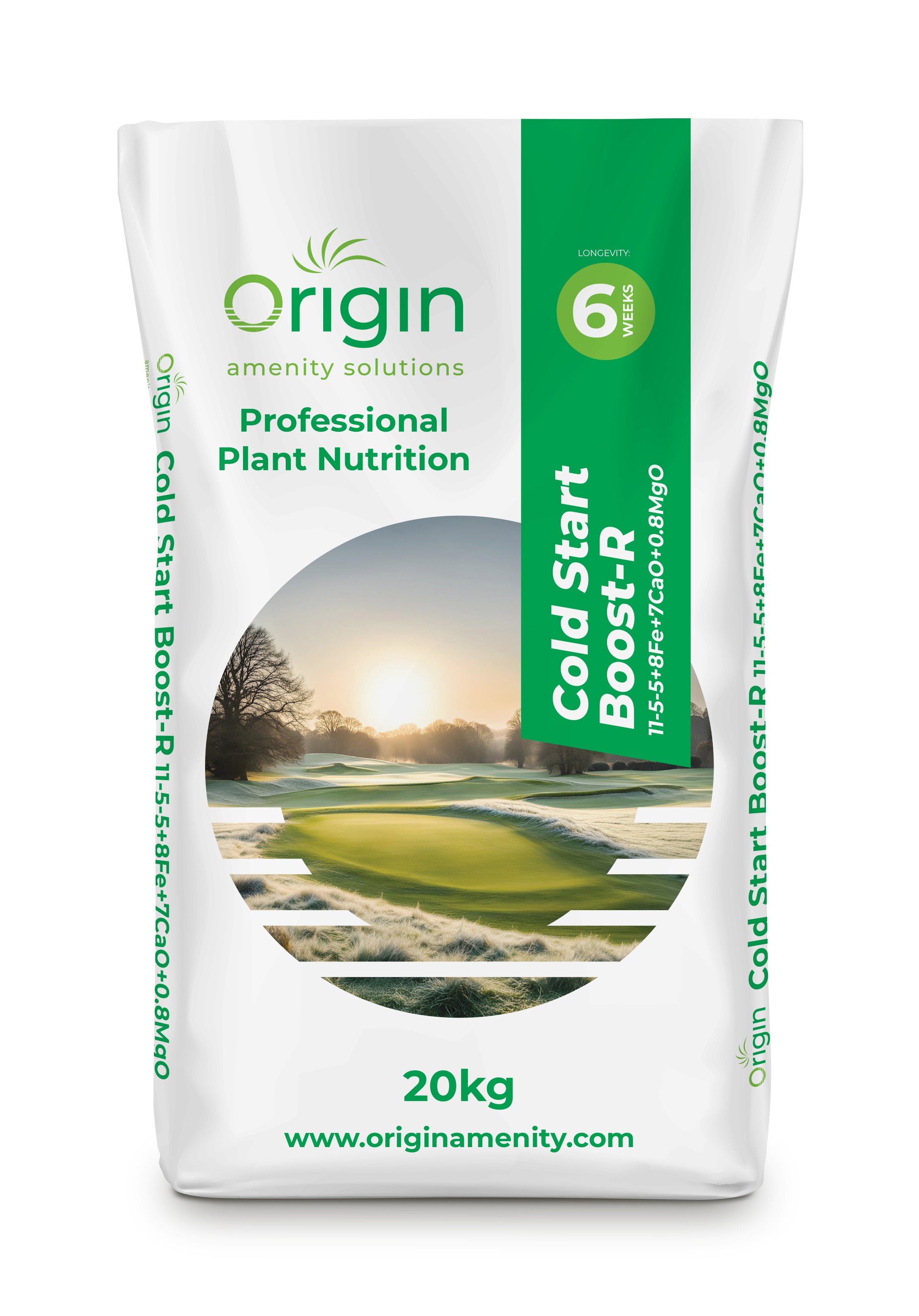 Professioneller Rasendünger für den Frühling. Mikro Granulat. Für Temperaturen ab 5 Grad.