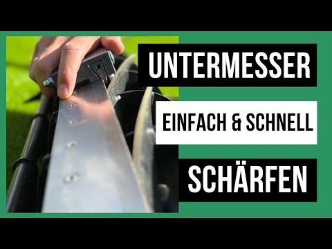Video laden: Untermesser Schleifblock für Spindelmäher