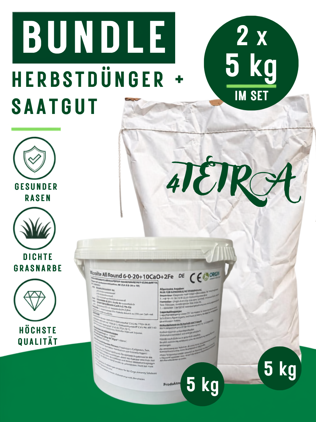 Herbst Bundle: 5 Kg All Round & 5 Kg 4TETRA