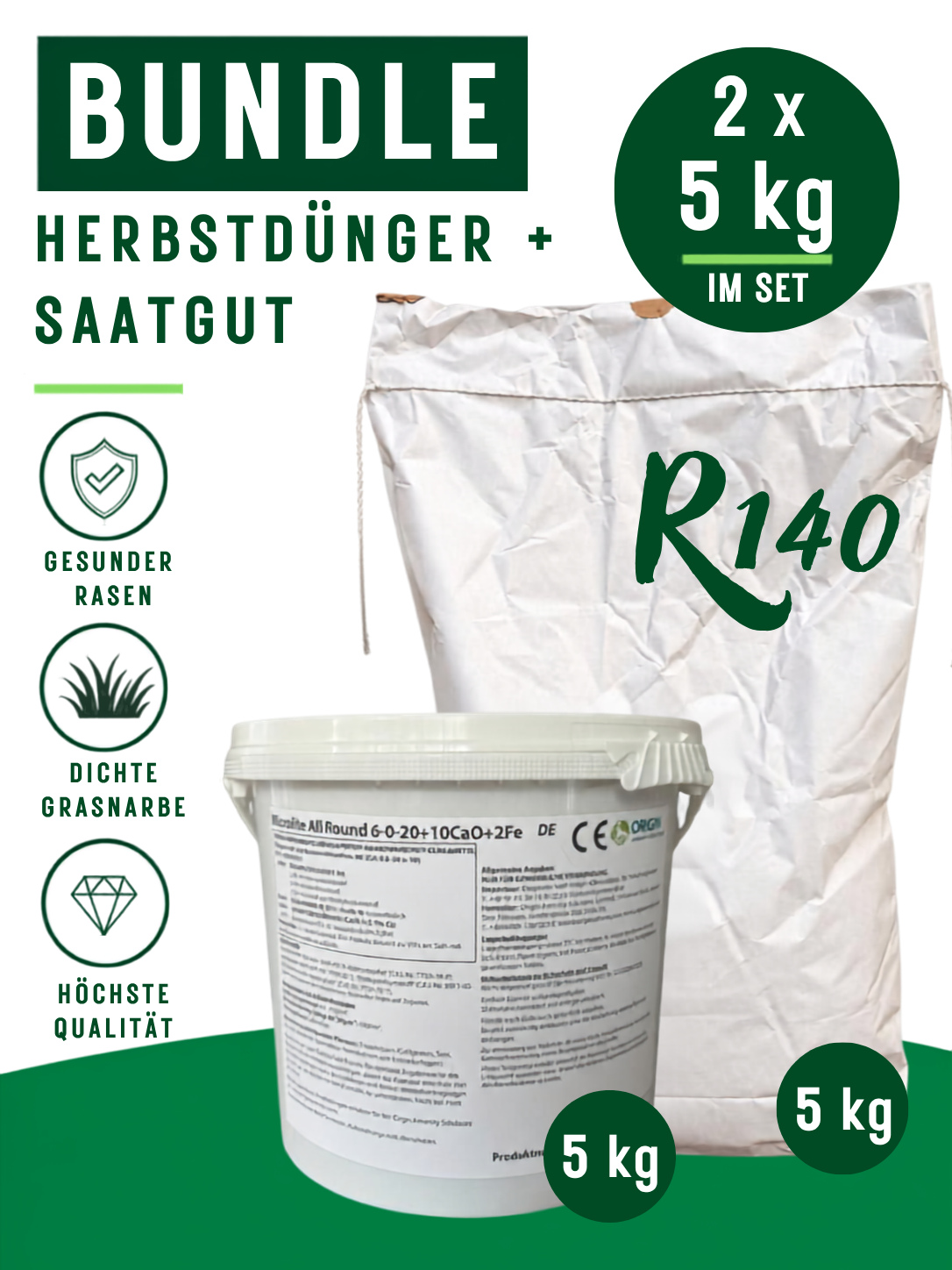 Herbst Bundle: 5 Kg All Round & 5 Kg R140