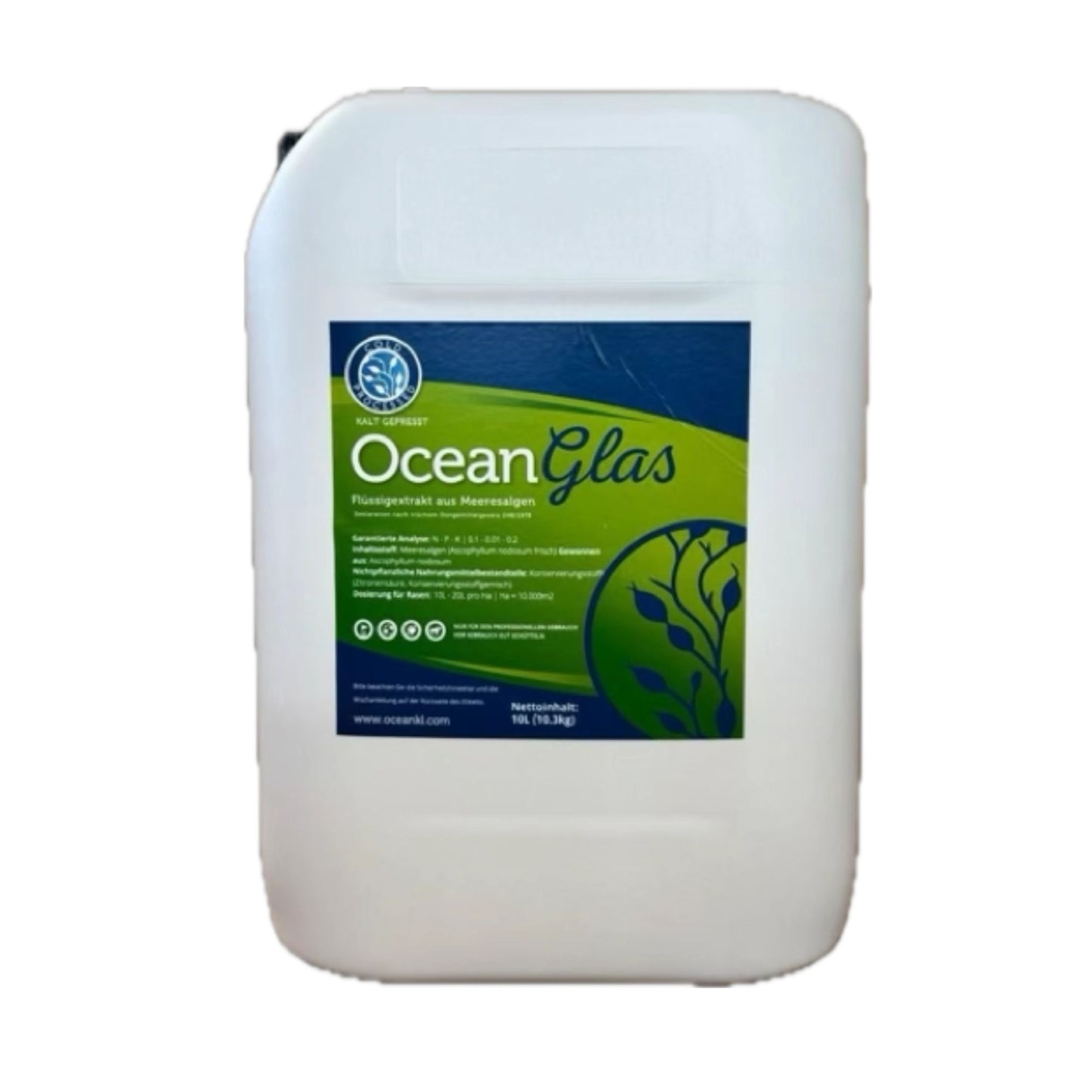 Ocean Glas Flüssigdünger – natürlicher Algenextrakt für stärkere Wurzeln, bessere Photosynthese & Stressresistenz 10L