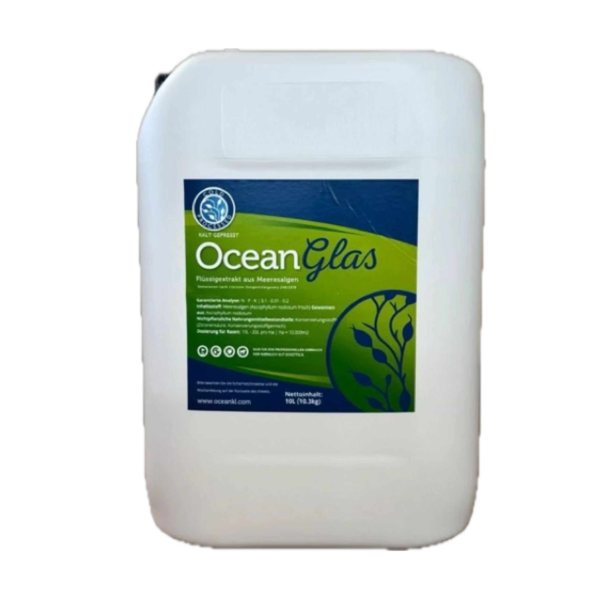 Ocean Glas Flüssigdünger – natürlicher Algenextrakt für stärkere Wurzeln, bessere Photosynthese & Stressresistenz 10L